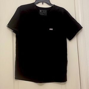 Figs black scrub top